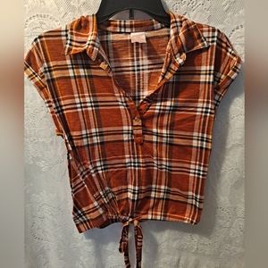 Plaid Tank Top Small